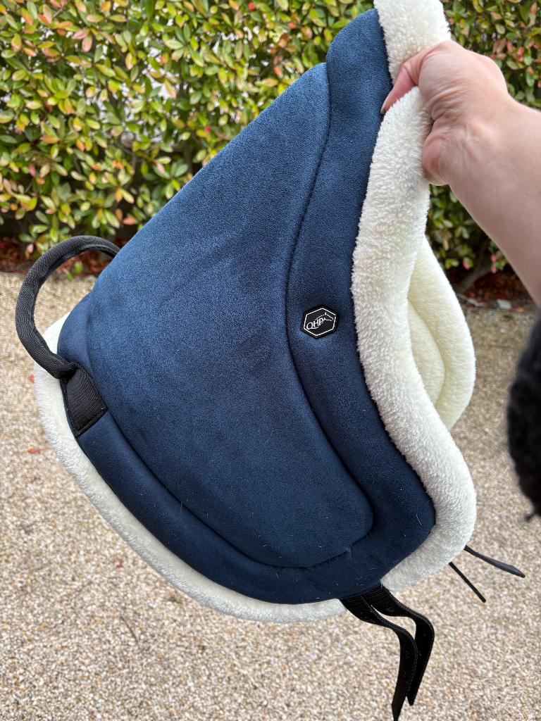 Coussin Bareback Free Horse FHRaven Bleu foncé + pièce, Pony (P), Enlèvement, Neuf, Bleu