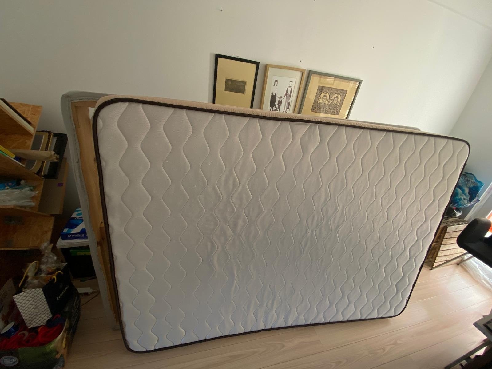 sommier + matelas IKEA, Enlèvement, 200 cm, Sommier