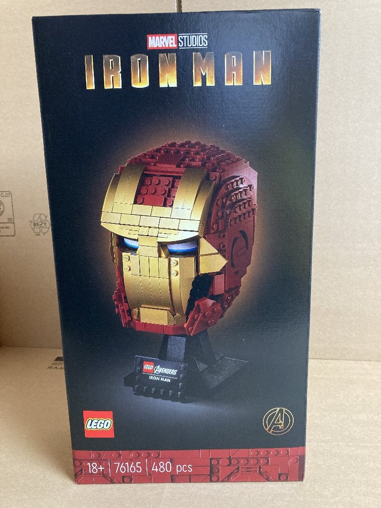 Nouveau casque Iron Man LEGO 76165, Neuf, Enlèvement ou Envoi, Marvel, Instructions incluses
