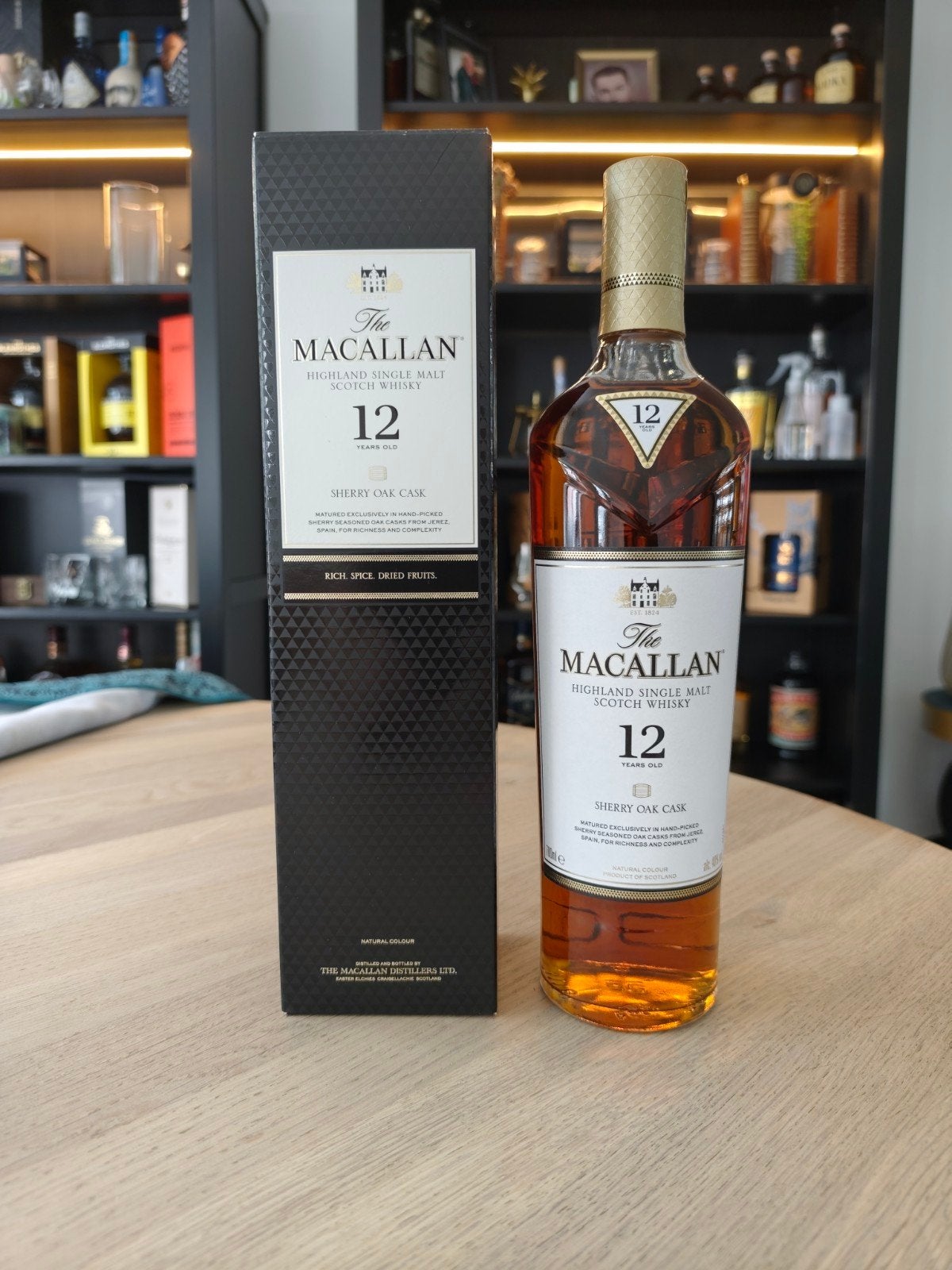 Whisky Macallan 12 ans sherry oak casks single malt, Collections, Enlèvement