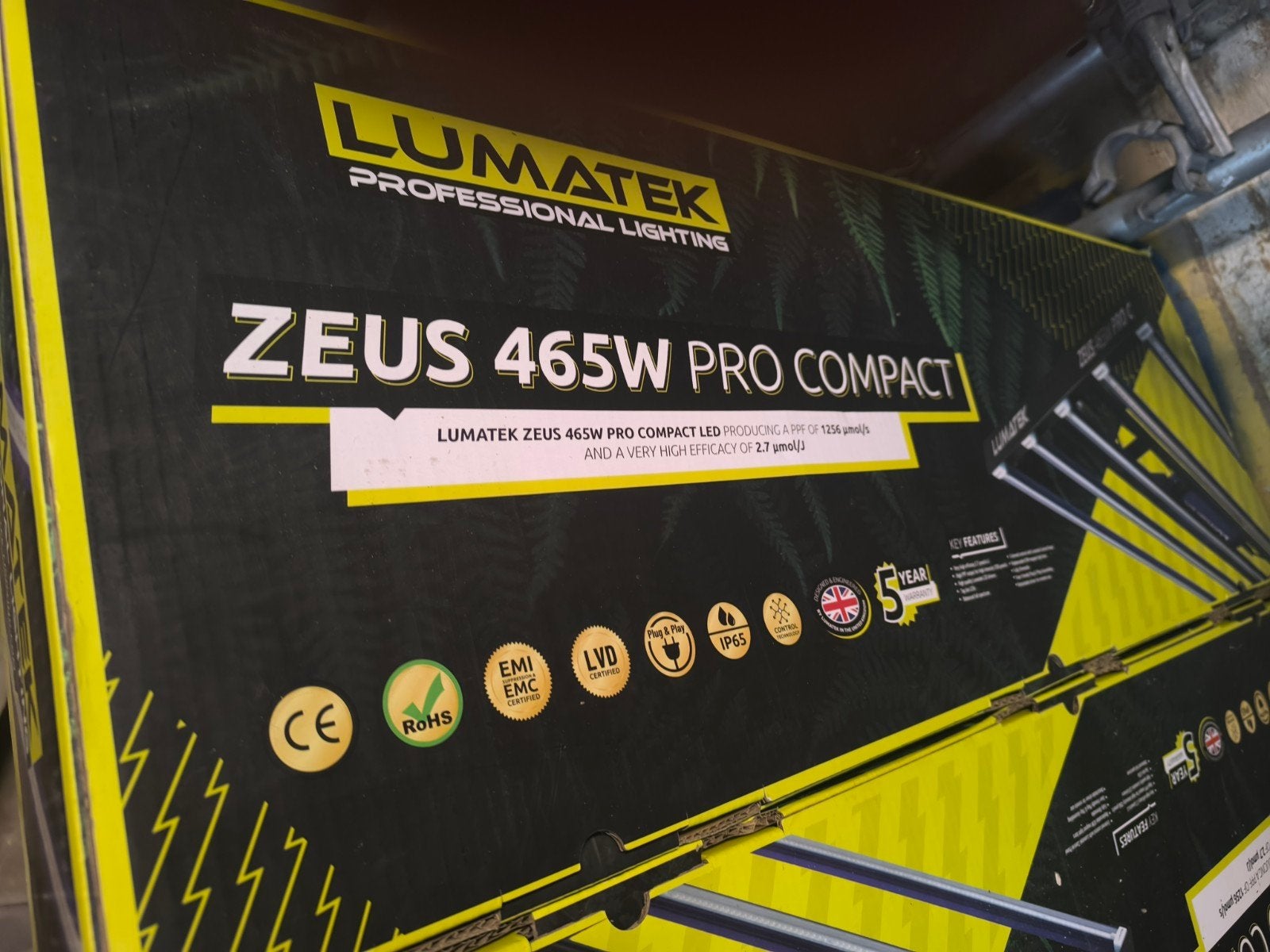 Deux lampes hydroculture Zeus 465W Pro Compact