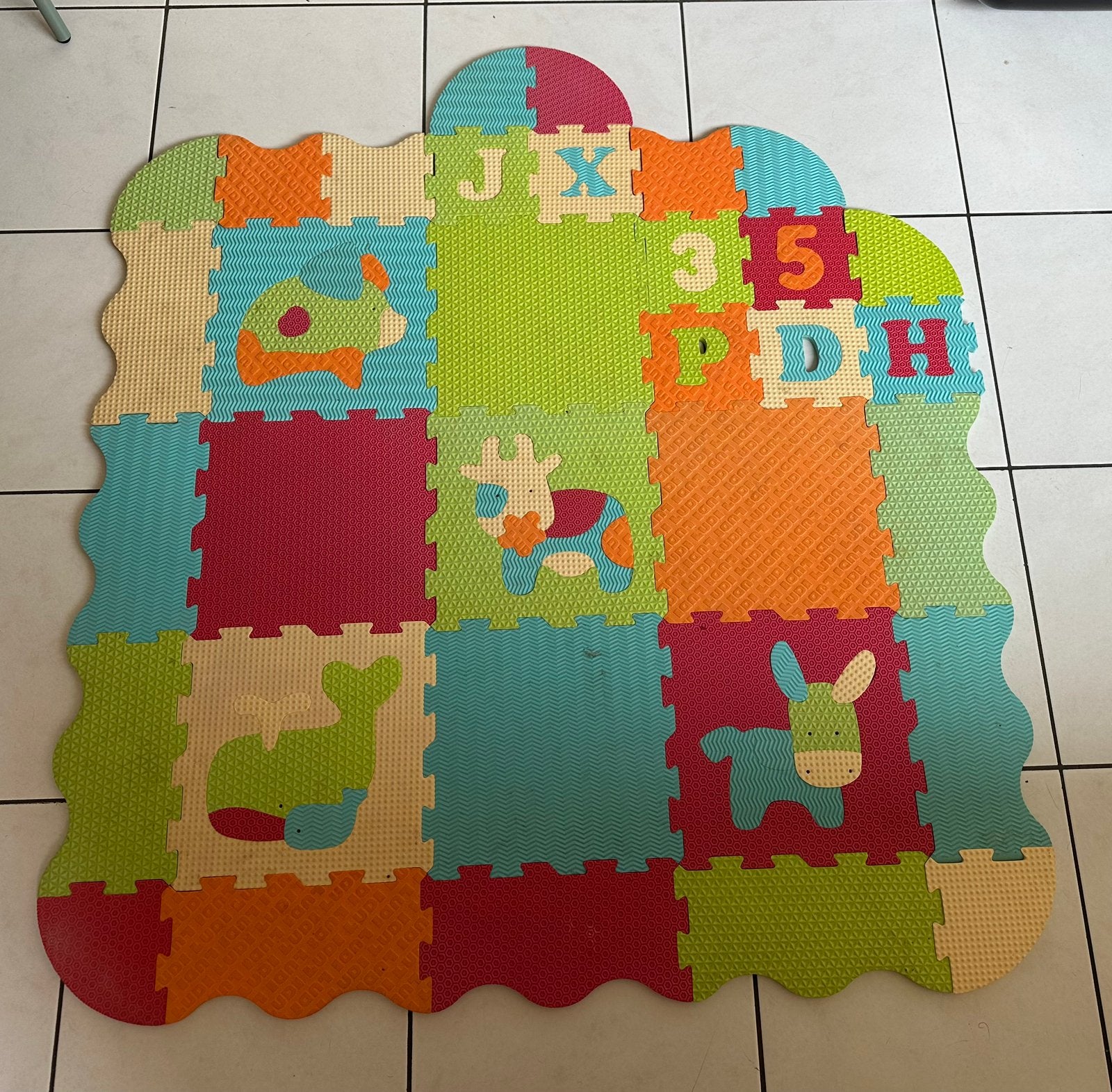 Puzzelmat, Kinderen en Baby's, Speelgoed | Speelkleden, Ophalen, Gebruikt