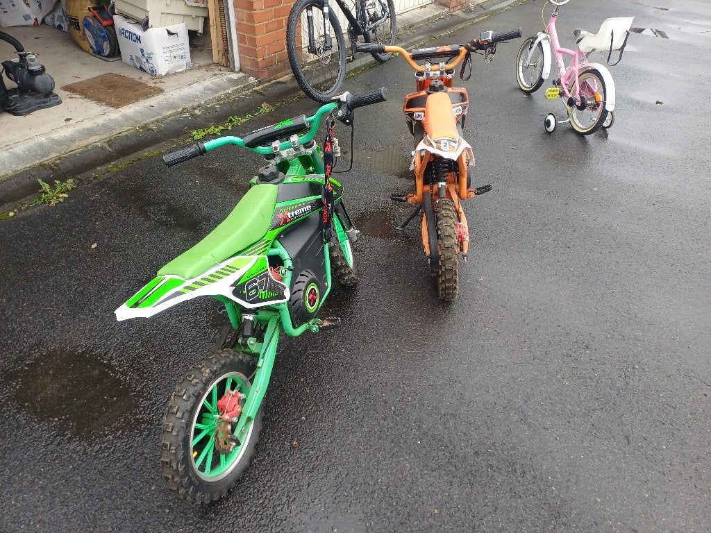Moto électrique, Enlèvement