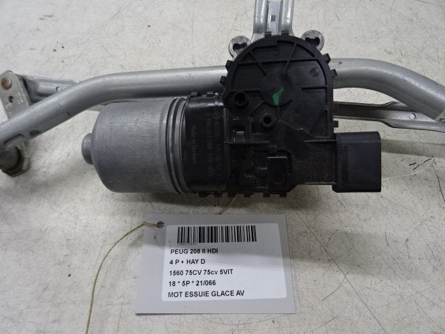 MOTEUR ESSUIE-GLACE AVANT Peugeot 208 I (CA / CC / CK / CL), Utilisé, Peugeot