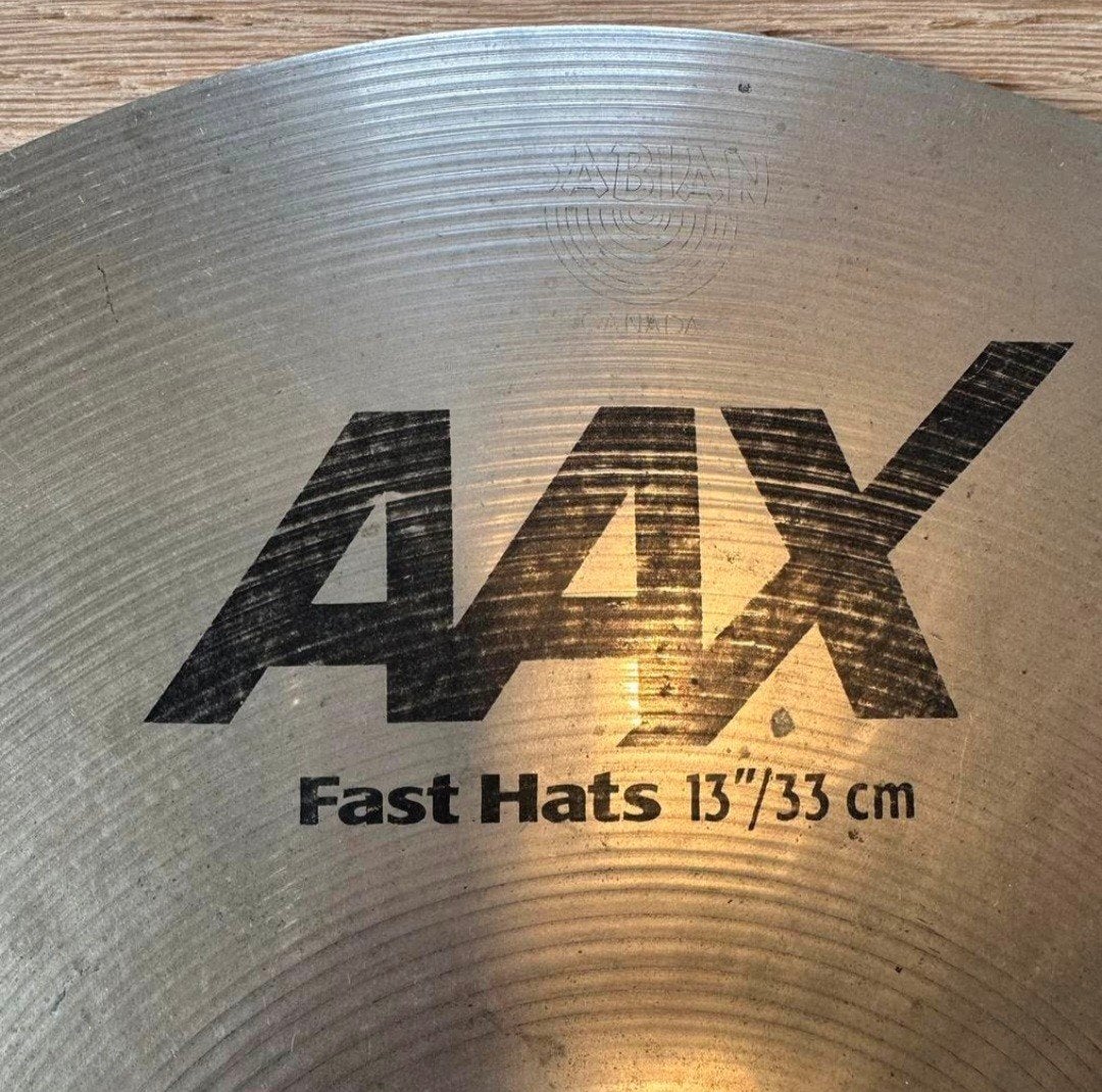 Sabian aax 13 inch fast hats hihat set voor uw drumstel zgst, Muziek en Instrumenten, Instrumenten | Toebehoren, Ophalen of Verzenden