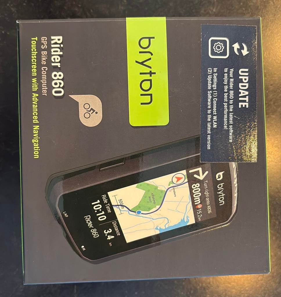 Bryton 860 navigatie, Fietsen en Brommers, Fietsaccessoires | Fietscomputers, Ophalen, Zo goed als nieuw