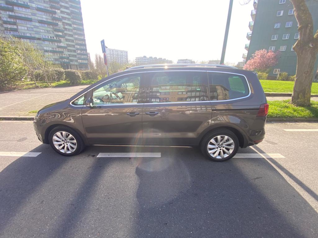 Seat alhambra 2.0 boites auto 150ch 7places full options, Auto's, Automaat, Bruin, 7 zetels, Diesel