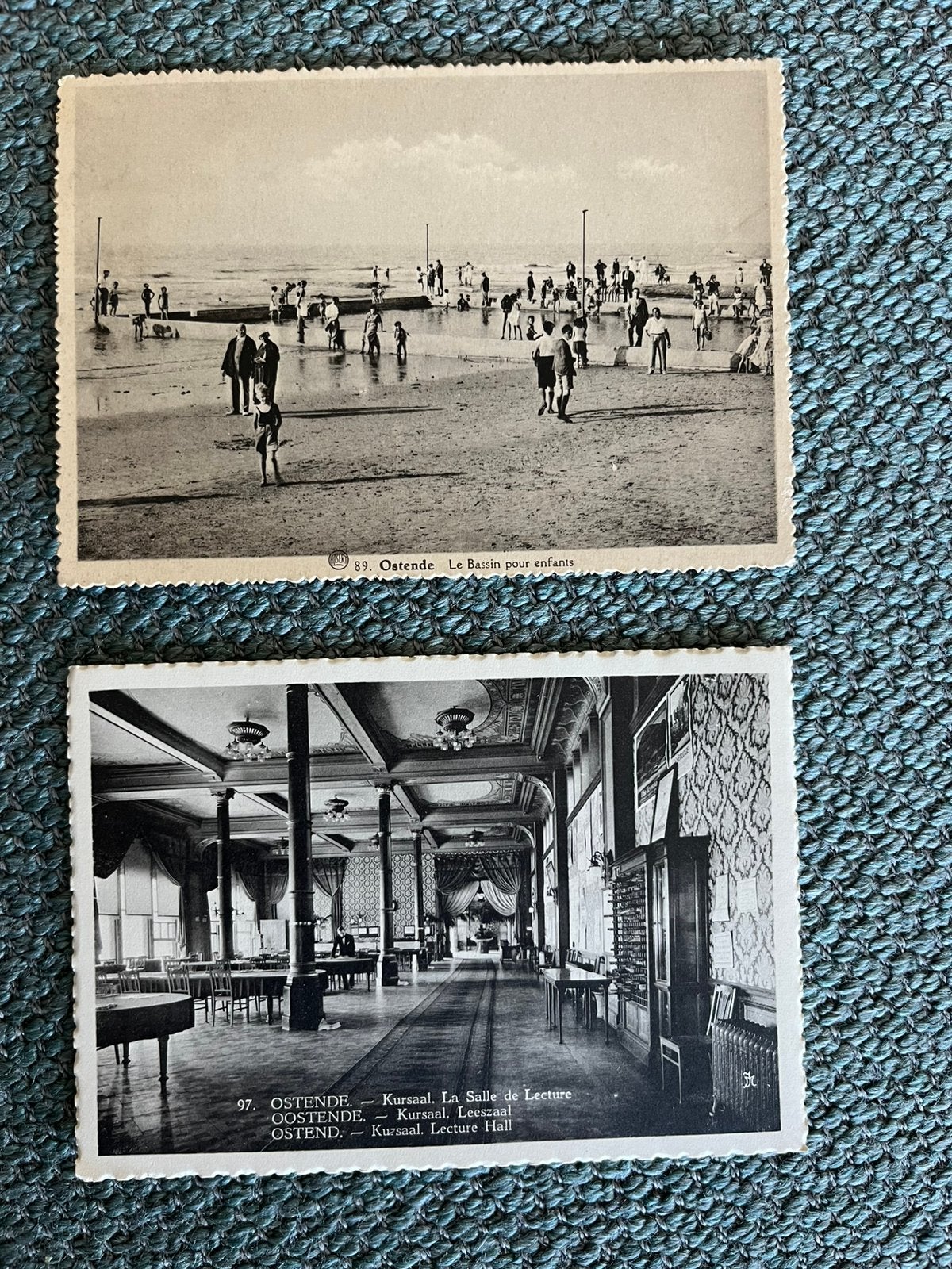 Oude postkaarten Oostende, Enlèvement ou Envoi, Utilisé, Autres sujets/thèmes, Gravure
