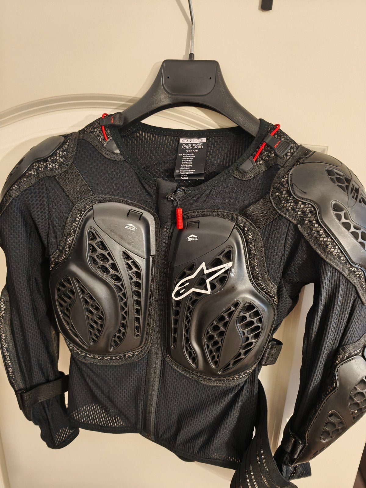 Beschermend motorjack voor junioren s/m, Vêtements de motocross, Enlèvement, Alpinestars, Neuf, sans ticket