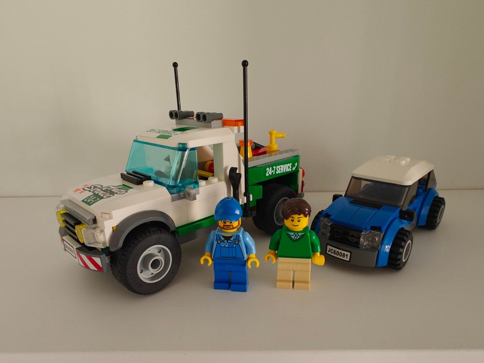 Lego 60081 - Pick-up sleepwagen, Kinderen en Baby's, Speelgoed | Duplo en Lego, Lego, Ophalen of Verzenden, Complete set, Compleet