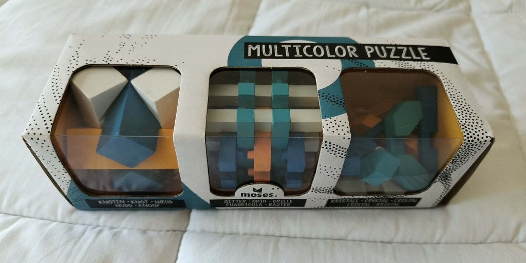 Houten puzzel denksport, Hobby en Vrije tijd, Ophalen, Zo goed als nieuw