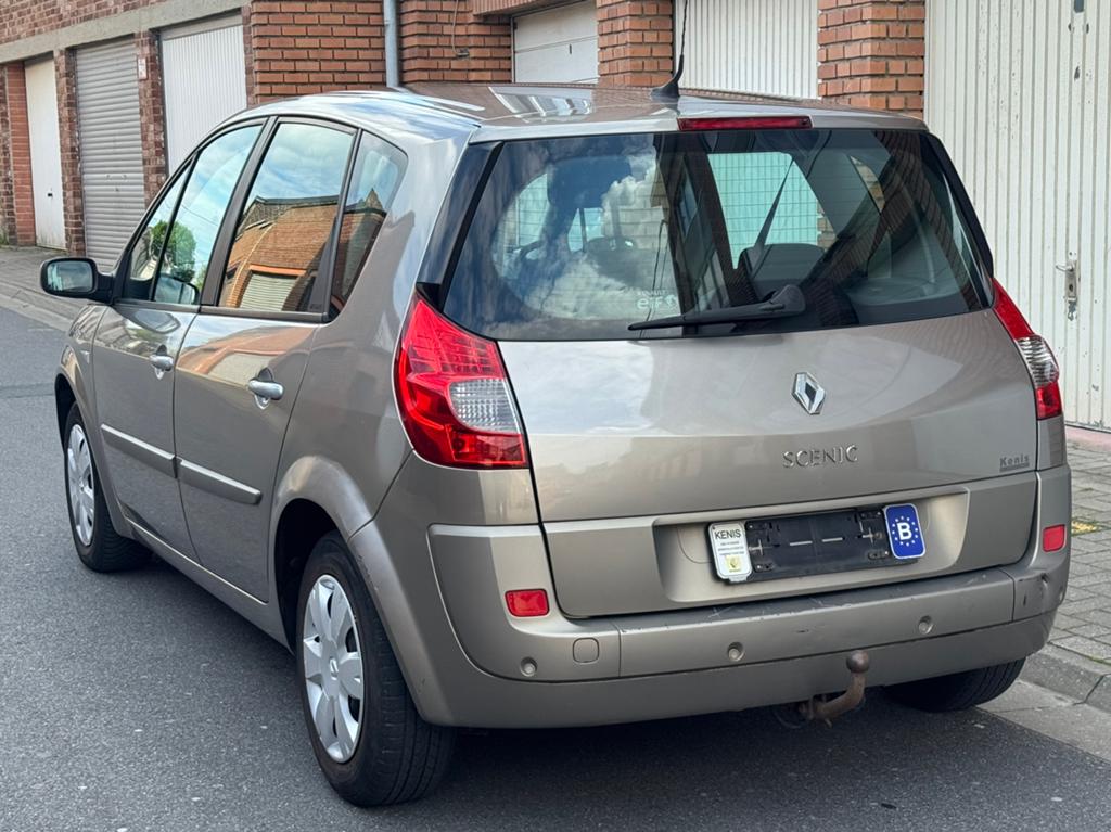 Renault Scenic 1.6i 11/2008 1Main Faible Km Airco Petit Prix, Autos, Essai à domicile, Beige, Entreprise, Boîte manuelle