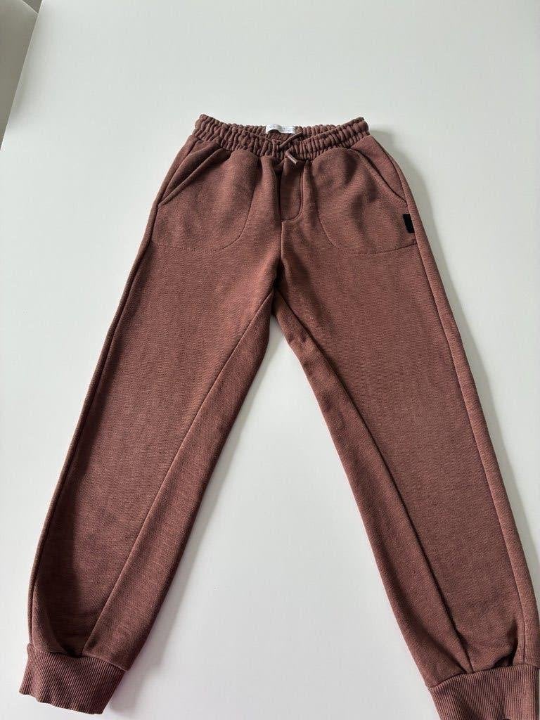 Pantalon de survêtement marron de la marque Zara taille 140, Garçon, Enlèvement ou Envoi, Comme neuf, Zara