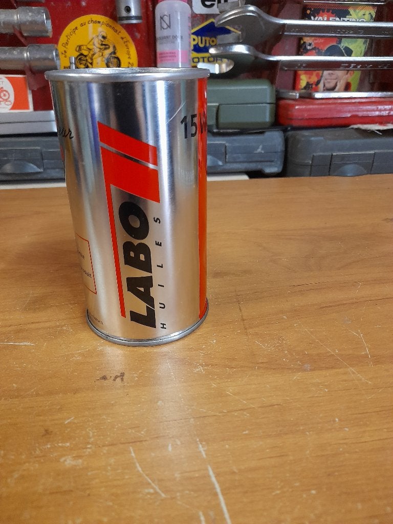 oud 15w40 volledig oliekankje voor laboratoria, Ophalen of Verzenden, Gebruikt, Overige typen