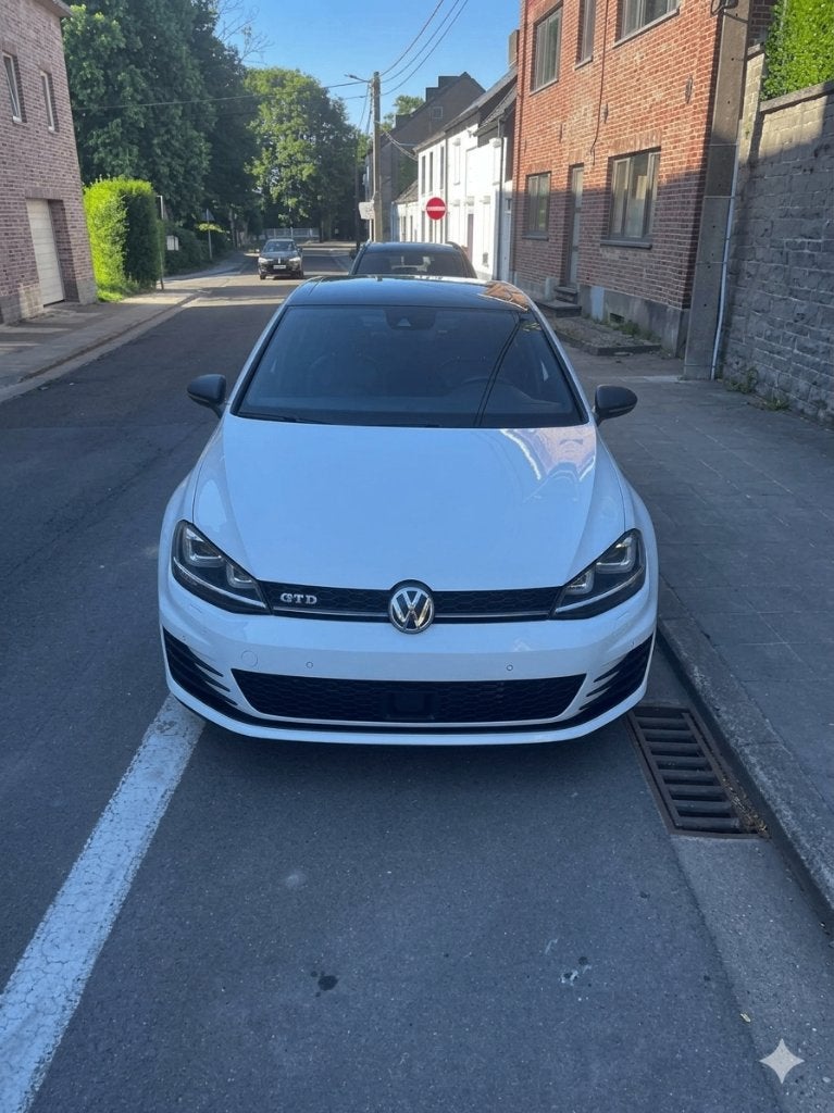 Volkswagen Golf GTD Golf 2.0 TDi DSG, Auto's, Euro 5, Wit, Leder, Te koop
