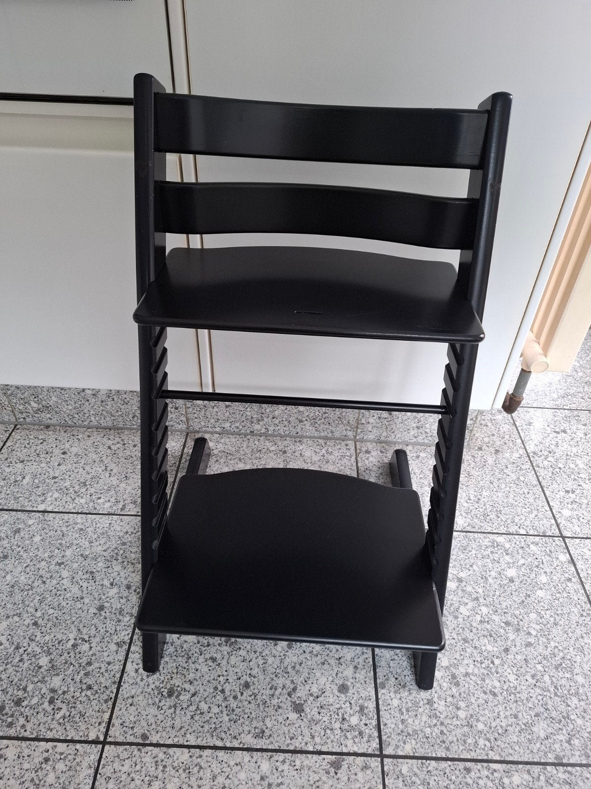Stokke tripp trapp zwart, Kinderen en Baby's, Kinderstoelen, Ophalen