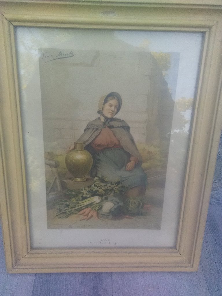 Ancienne lithos . F meerts, Antiquités & Art, Enlèvement ou Envoi, Autres sujets, Lithographie