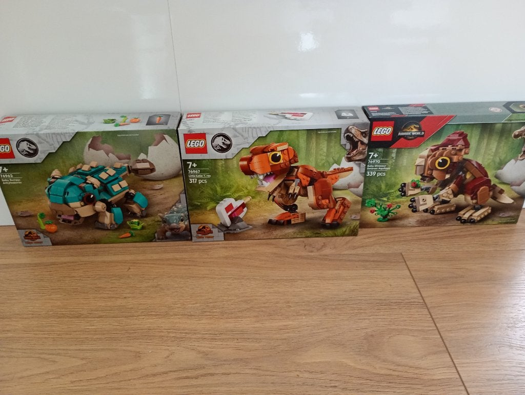 LEGO - 76962 - 76967 - 76970 - Jurassic Park, Kinderen en Baby's, Speelgoed | Duplo en Lego, Jurassic World, Lego, Nieuw, Ophalen of Verzenden