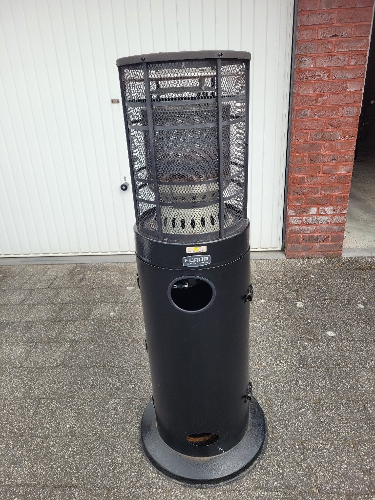 Loungeheater voor buiten met hoes 150 euro, Tuin en Terras, Ophalen, Gebruikt, Gas, Vloer