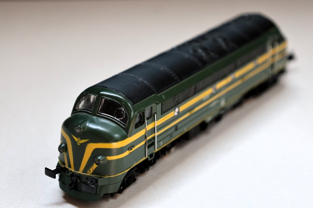 Märklin/Hamo H0 - 3066 - Diesellocomotief - Nohab - NMBS, Gebruikt, Ophalen of Verzenden, Analoog, Märklin