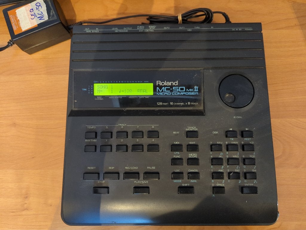 Roland MC50 MIDI sequencer, Muziek en Instrumenten, Midi-apparatuur, Ophalen, Gebruikt