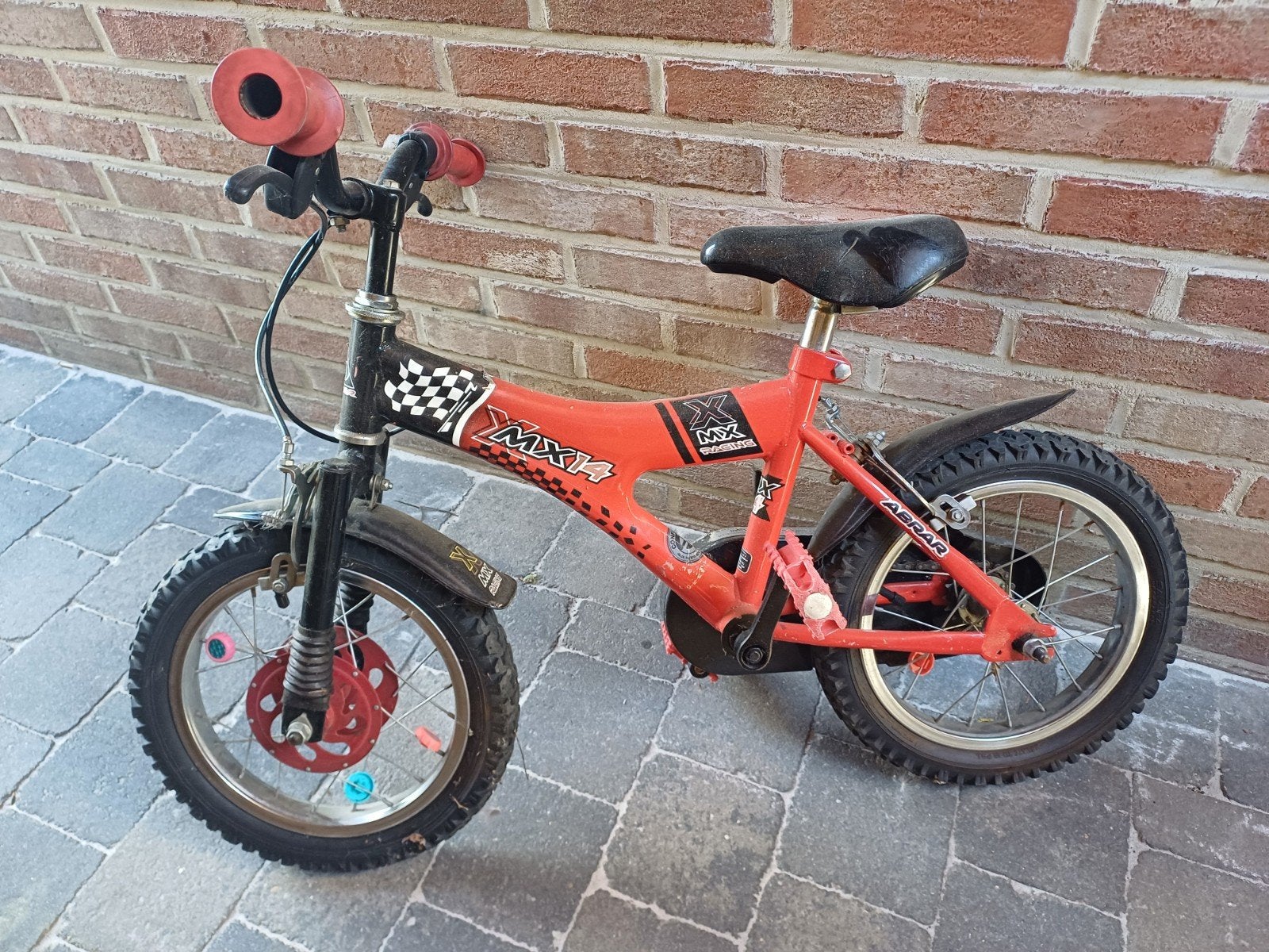 bmx 14 inch, Ophalen