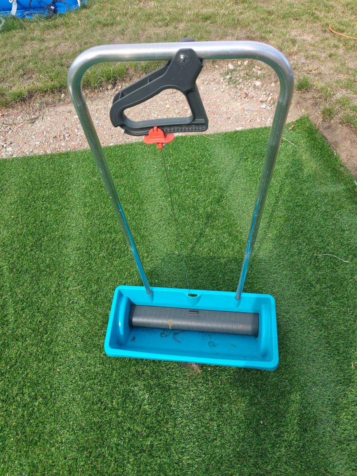 Strooiwagen Gardena, Tuin en Terras, Gras en Kunstgras, Ophalen, Gebruikt, 20 m² of meer, Gras