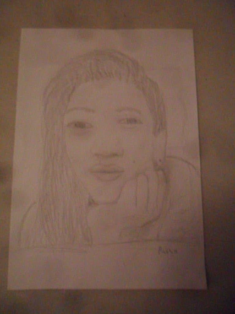Filipino woman kiss, Antiquités & Art, Art | Dessins & Photographie, Enlèvement, Dessin, Dessin au crayon, Original