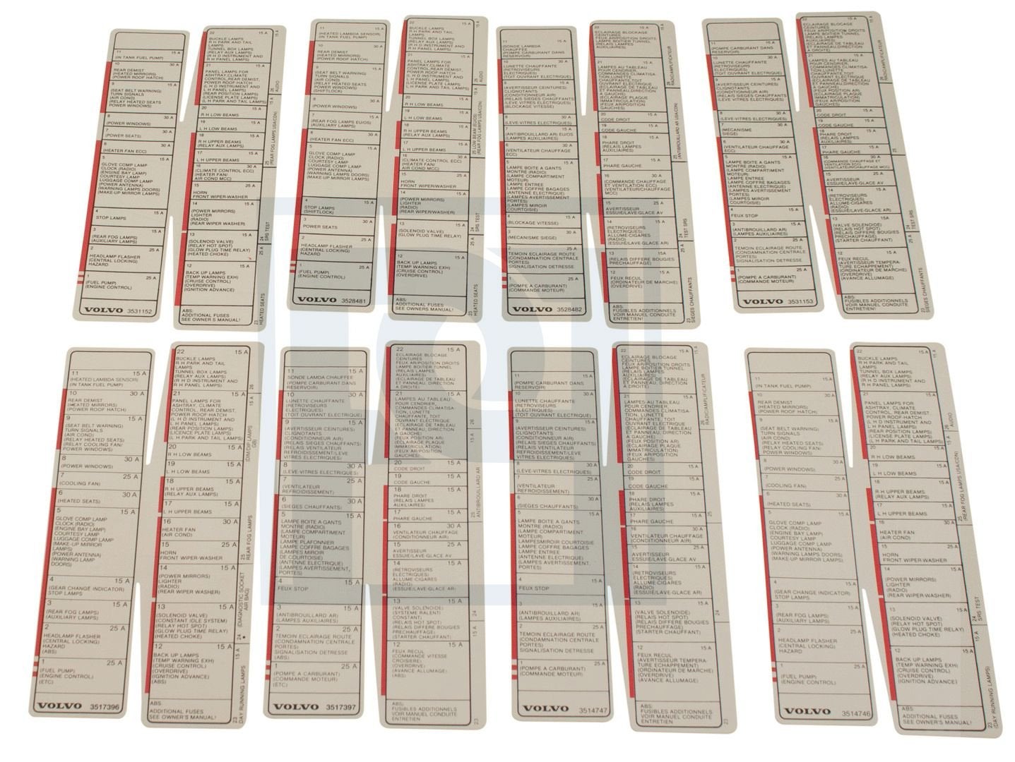 Volvo Decal Set Volvo onderdeel nr 271346, Ophalen of Verzenden, Nieuw