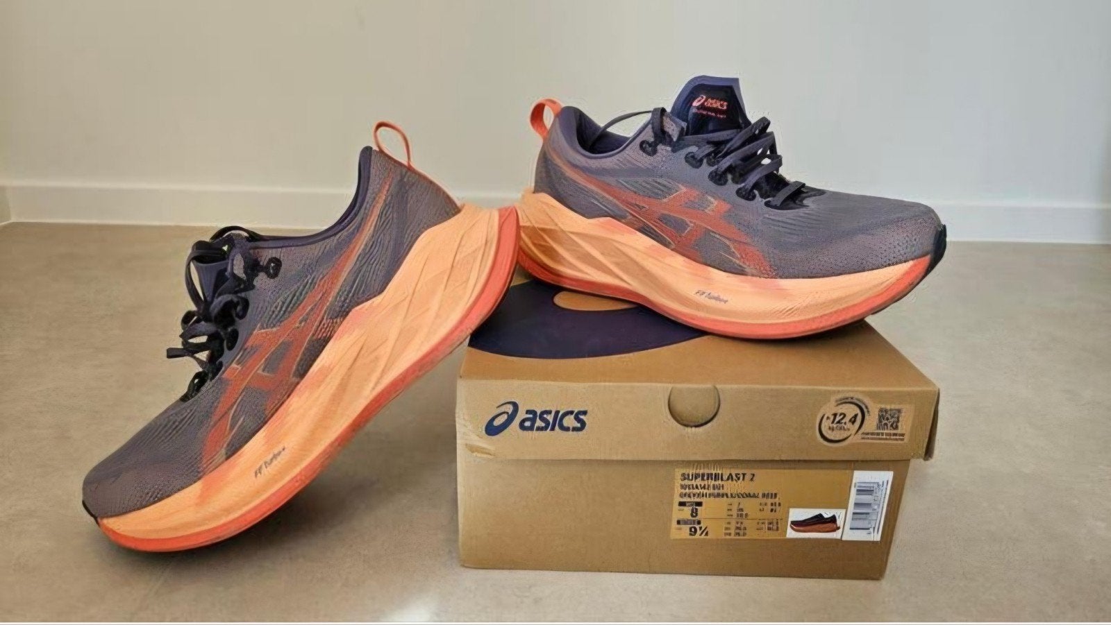Asics Superblast 2 Maat 41,5, Sport en Fitness, Hardloopschoenen, Ophalen of Verzenden, Zo goed als nieuw, Hardlopen