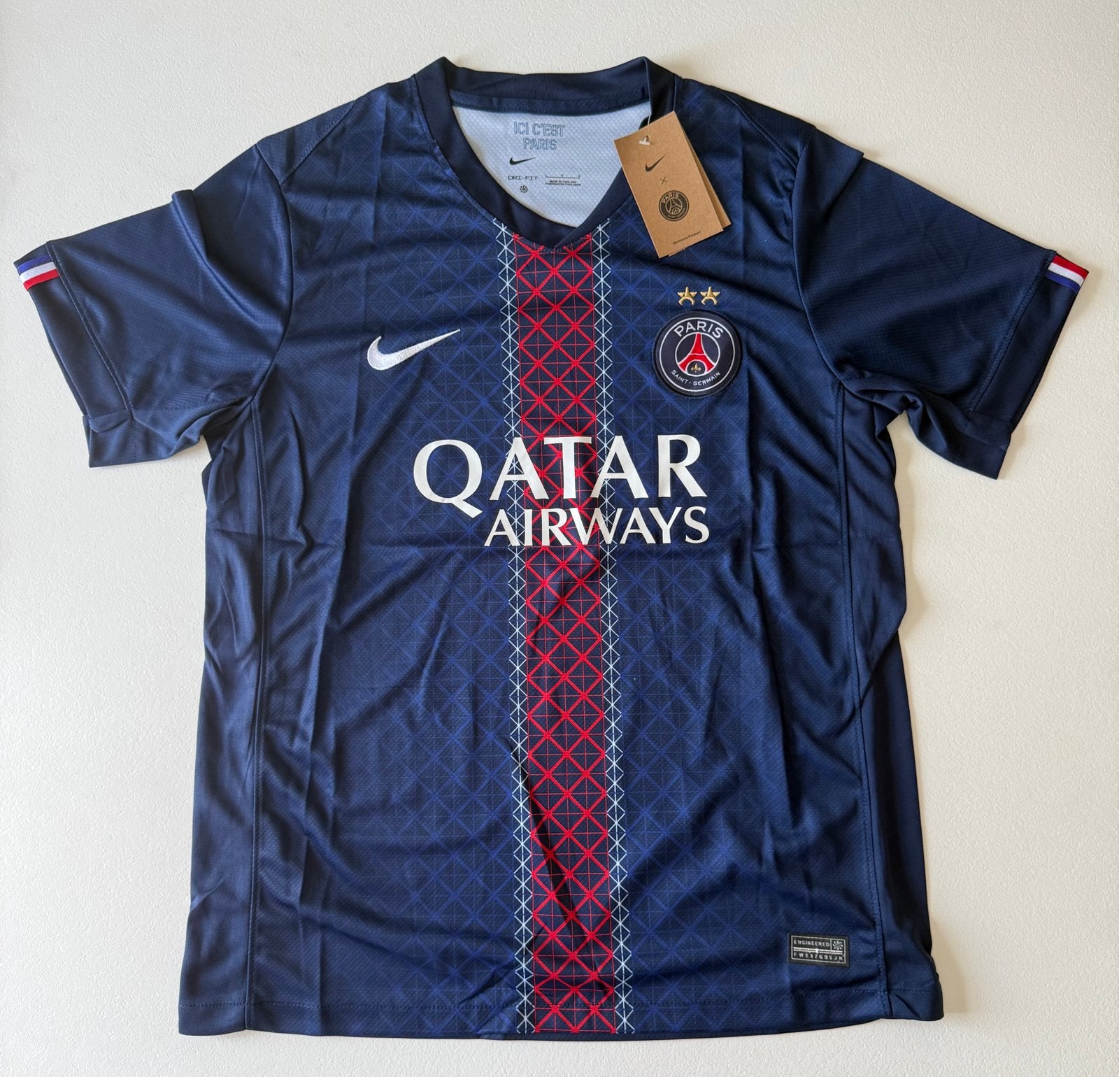 Maillots de foot PSG, Sports & Fitness, Taille XL, Enlèvement ou Envoi, Comme neuf, Maillot