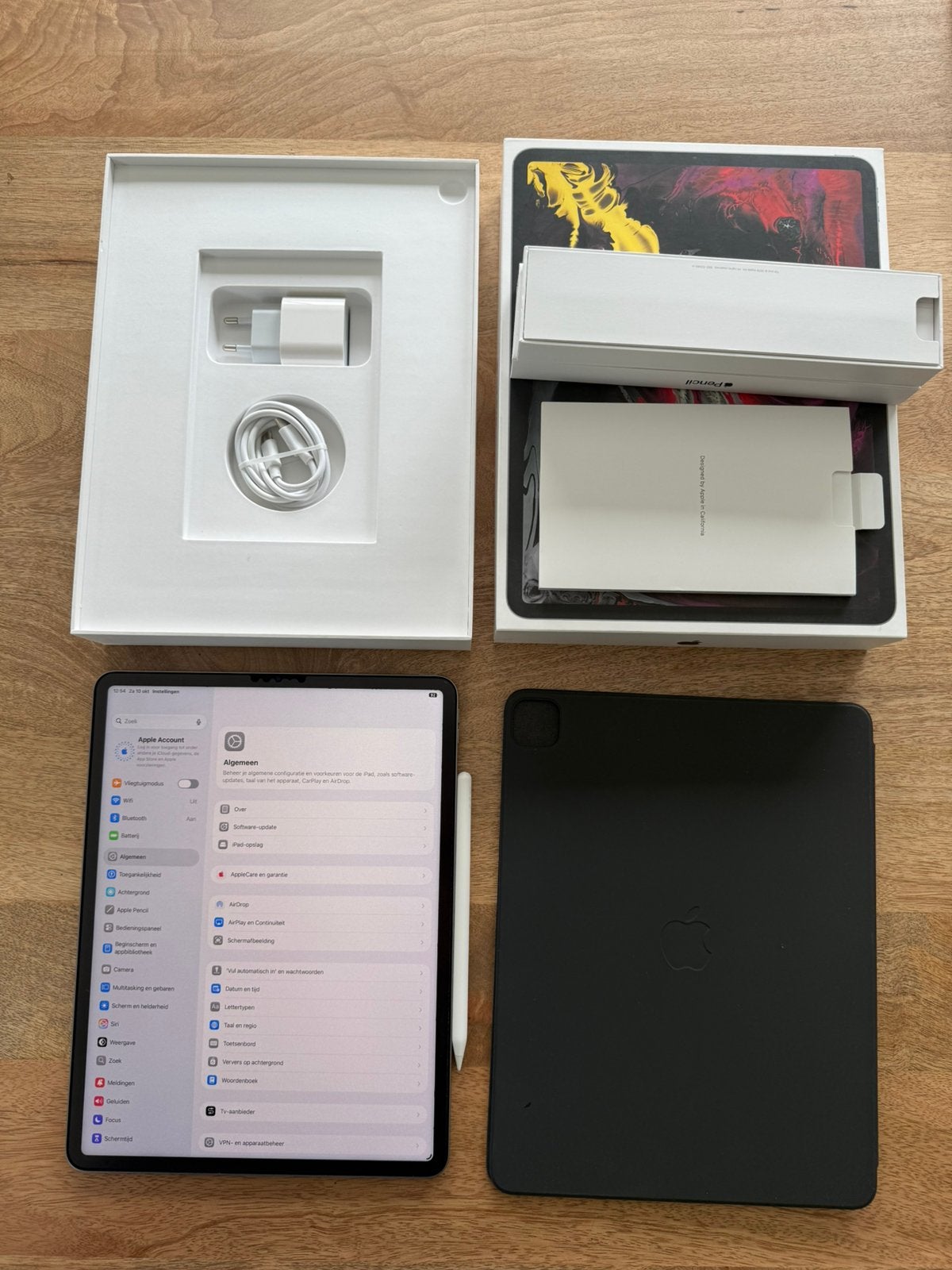 iPad Pro 6e génération 12,9’’ 128 Go Processeur M2 + Pen 2, Gris, Enlèvement ou Envoi, 13 pouces ou plus, Comme neuf