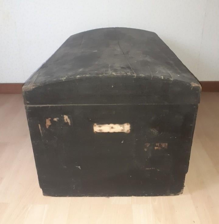 Malle / coffre ancien, Brabant Wallon, Moins de 50 cm, 50 à 100 cm, Enlèvement, Utilisé