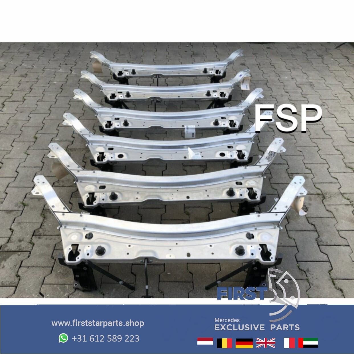 W253 C253 GLC VOORFRONT ALUMINIUM FRONT Mercedes GLC Klasse, Gebruikt, -, Voor, Ophalen of Verzenden