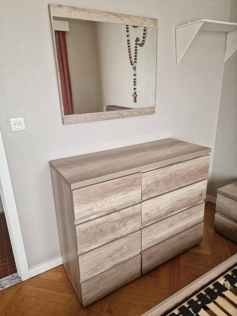 Chambre à coucher complète, Huis en Inrichting, Slaapkamer | Complete slaapkamers, Ophalen, Zo goed als nieuw