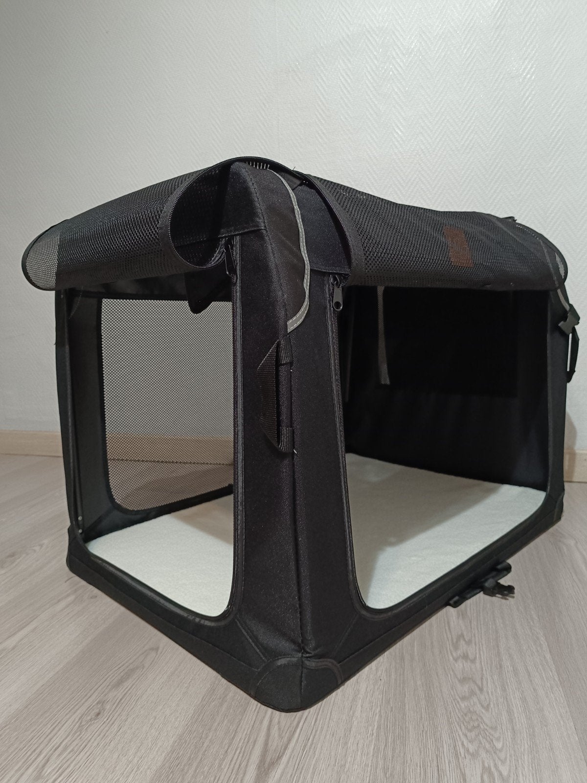 Cage de transport pliable pour chien - Neuve - XL 83x58x58cm, Animaux & Accessoires, Enlèvement ou Envoi