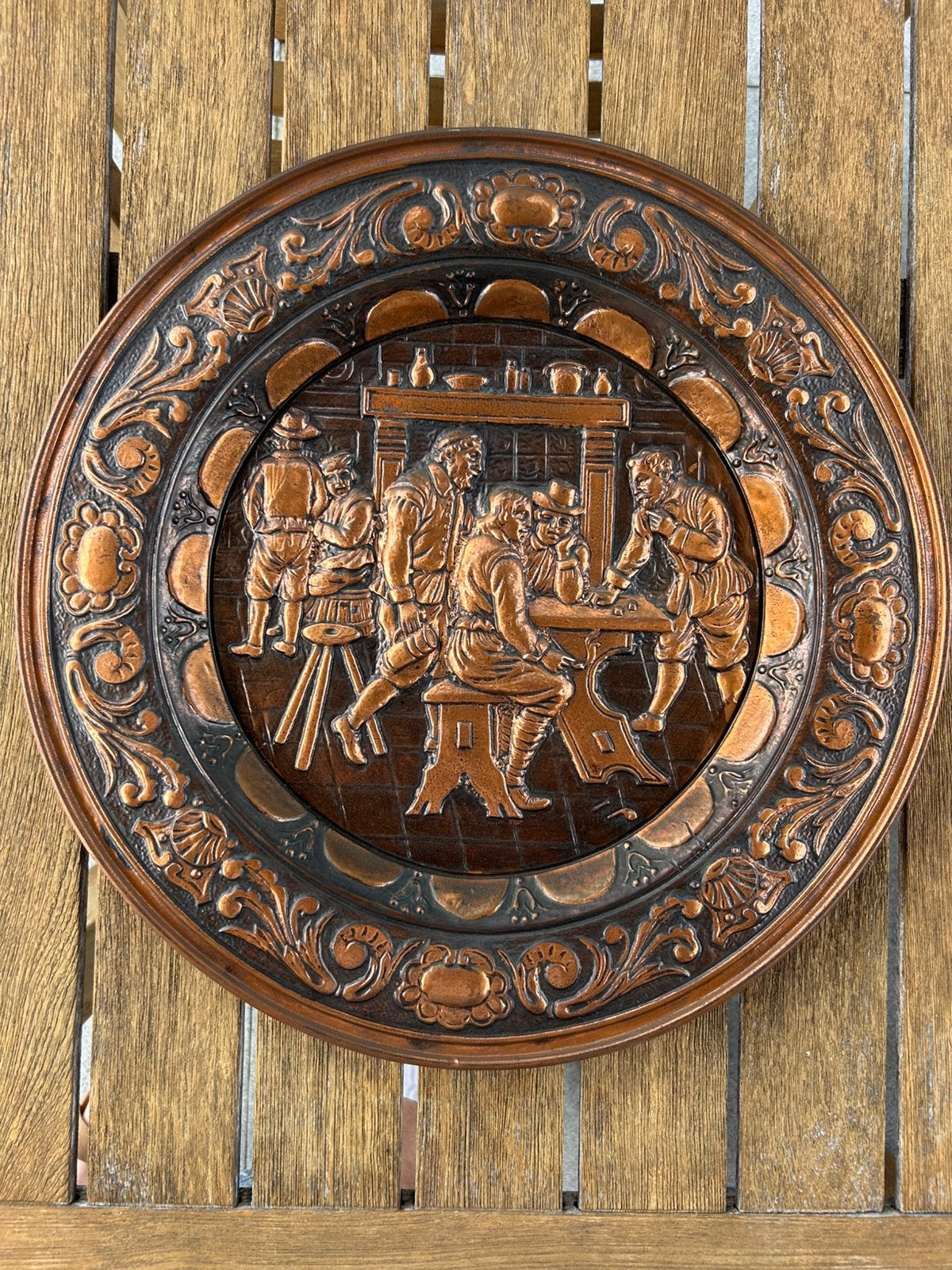 plaque murale en cuivre, début du XXe siècle, Antiquités & Art, Enlèvement ou Envoi