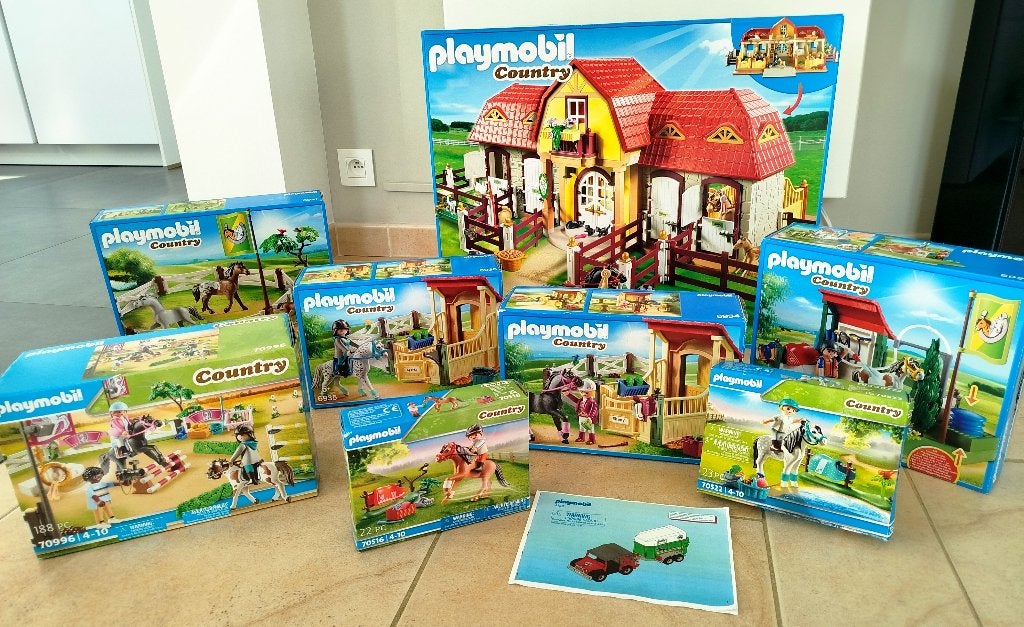 Playmobil Country Riding 9 complete sets - GIGA Center, Kinderen en Baby's, Speelgoed | Playmobil, Ophalen, Gebouw, Complete set