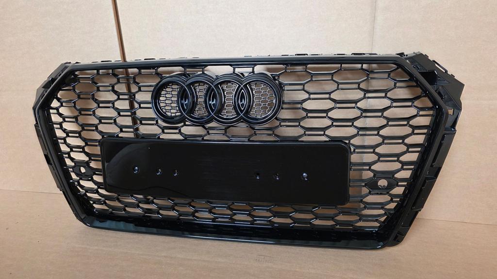 Grill Audi A4 B9 8W RS4 Look Black Grille bj.2015-2019 NIEUW, Neuf, -, Origine de la pièce connue, -