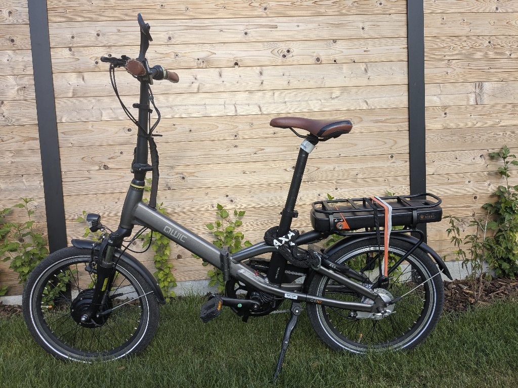 VÉLO PLIANT QWIC C-FN7, Vélos & Vélomoteurs, Vélos électriques, Qwic, 50 km par batterie ou plus, Comme neuf, Enlèvement