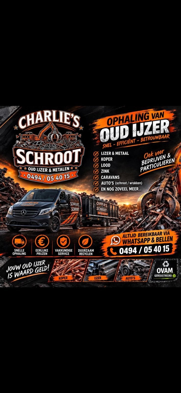 Oude metalen, Ophalen, IJzer