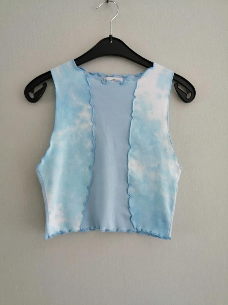 joli crop top Pull & Bear taille XS, Sans manches, Comme neuf, Taille 34 (XS) ou plus petite, Pull & Bear