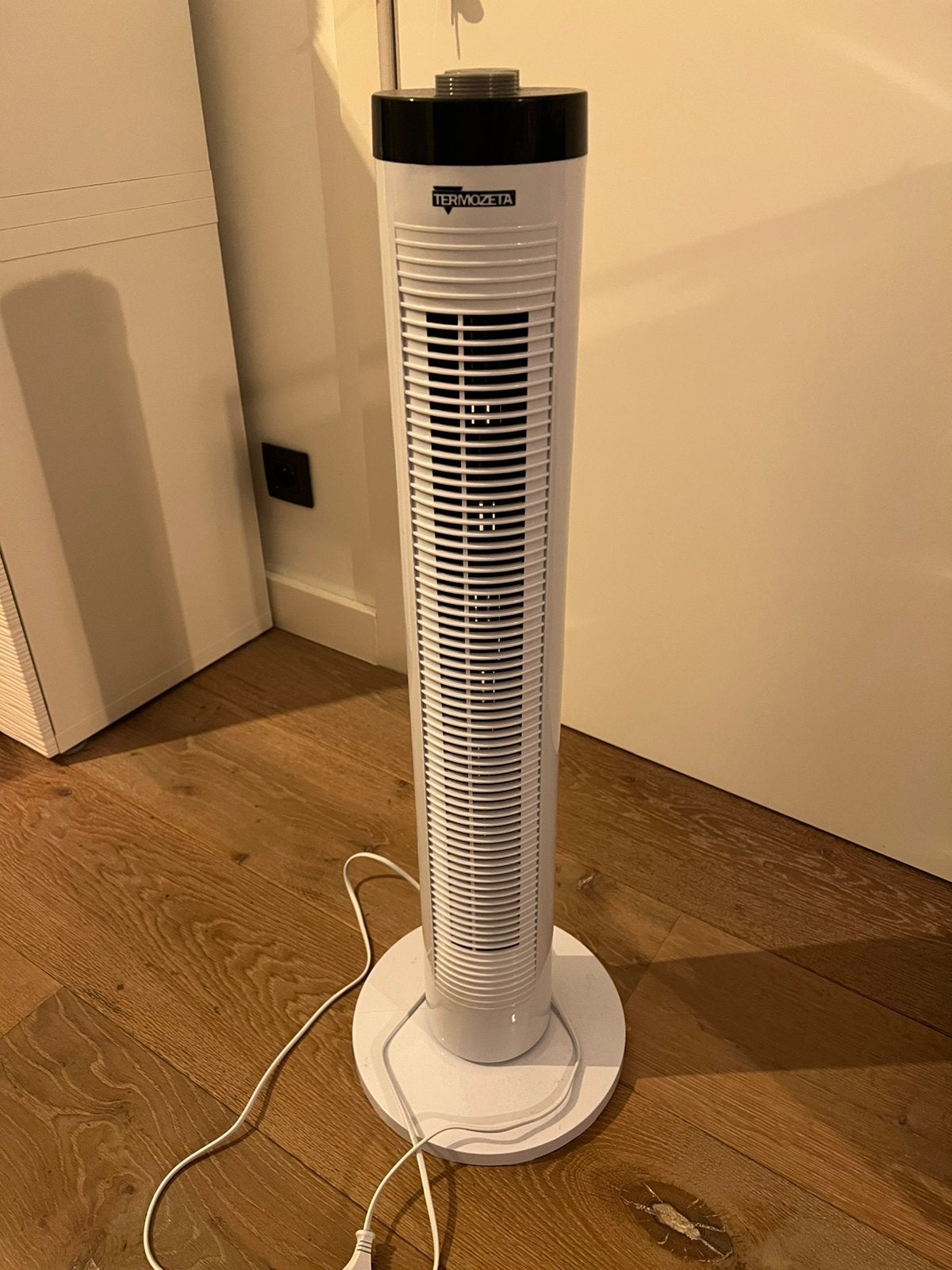TERMOZETA torenventilator wit, Elektronische apparatuur, Ophalen, Zo goed als nieuw, Torenventilator
