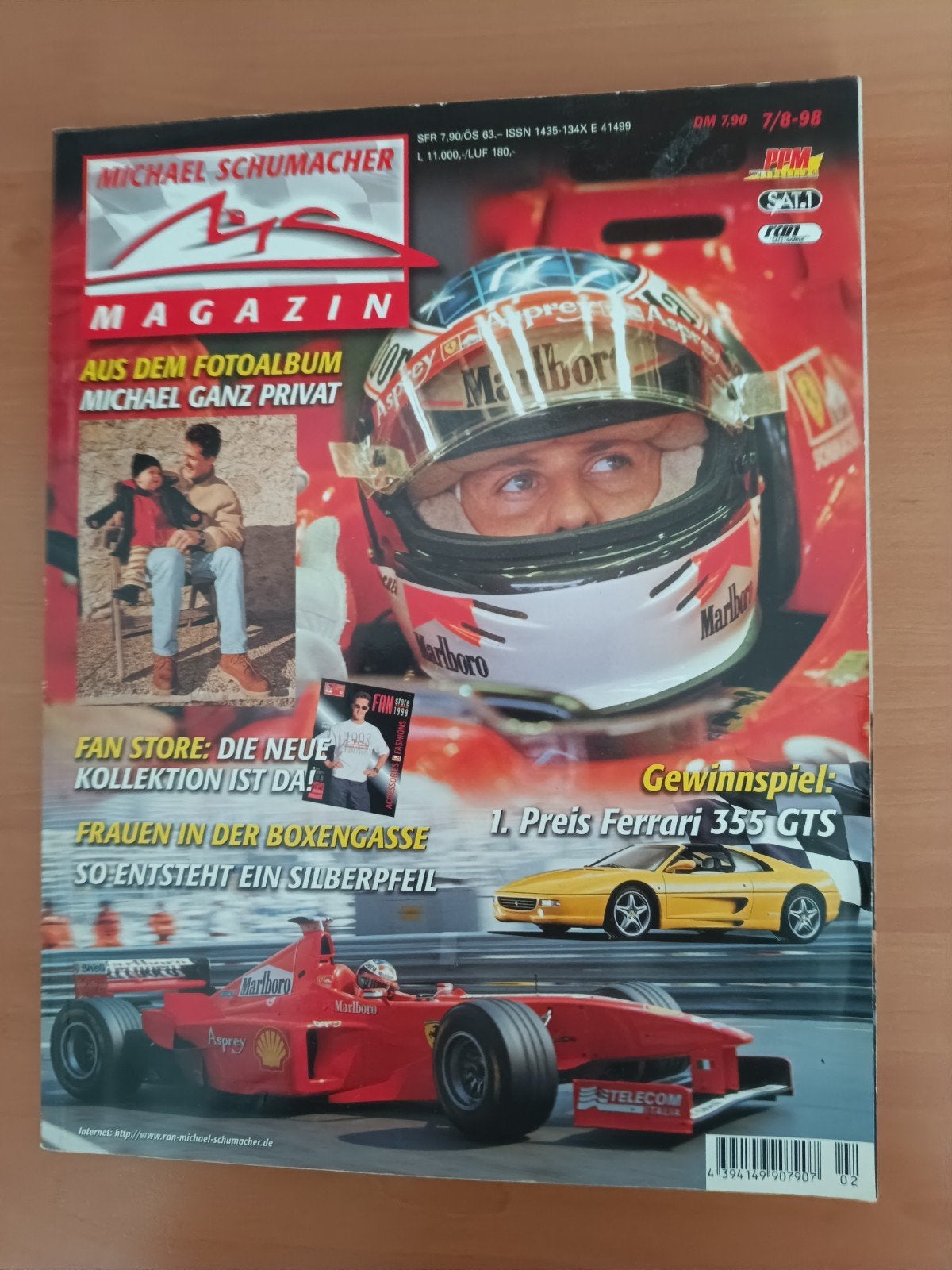 Michael Schumacher magazine 1998, Ophalen of Verzenden
