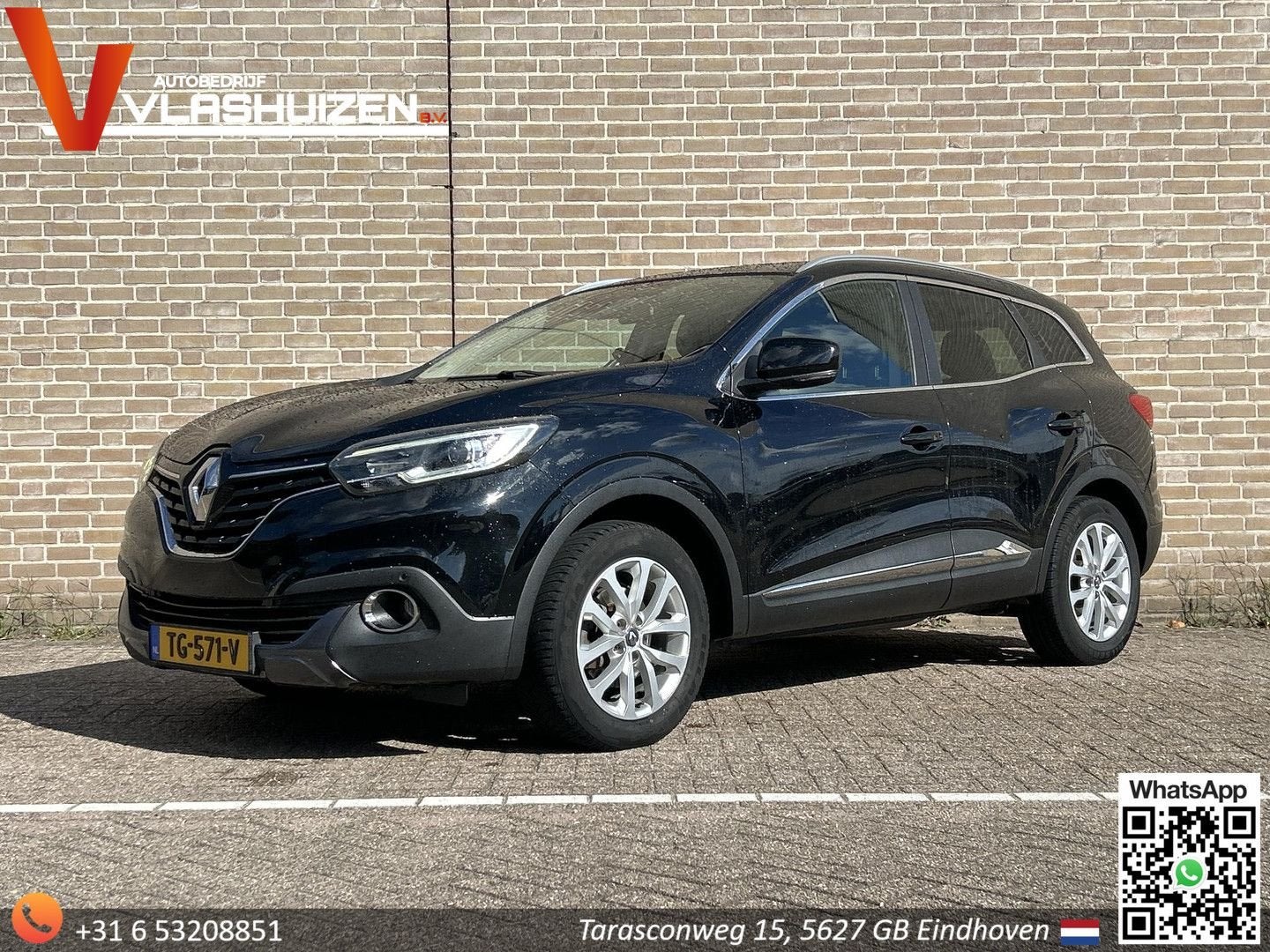 Renault Kadjar 1.2 TCe Intens, Auto's, Renault, Kadjar, Zwart, Bedrijf, Handgeschakeld