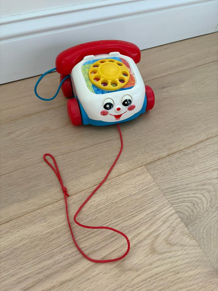 Telefoon Fisher Price vintage uit het jaar 2000, Kinderen en Baby's, Speelgoed | Fisher-Price, Ophalen of Verzenden, Duw- of Trekspeelgoed
