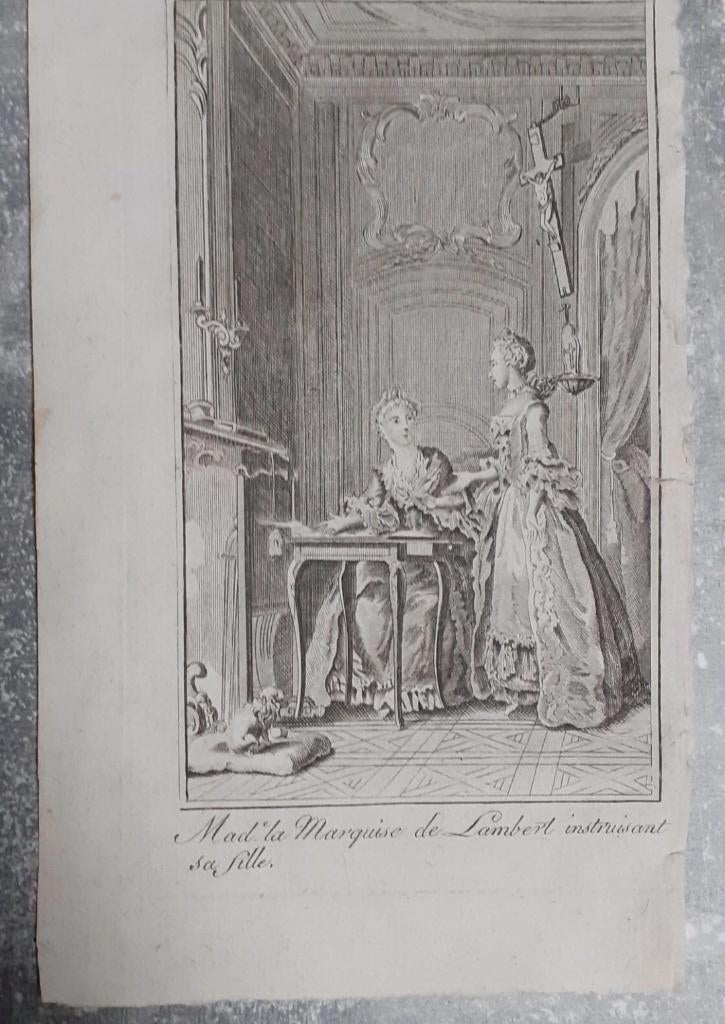 Marmontel+François Gravelot+Gravure INÉDITE, Enlèvement ou Envoi
