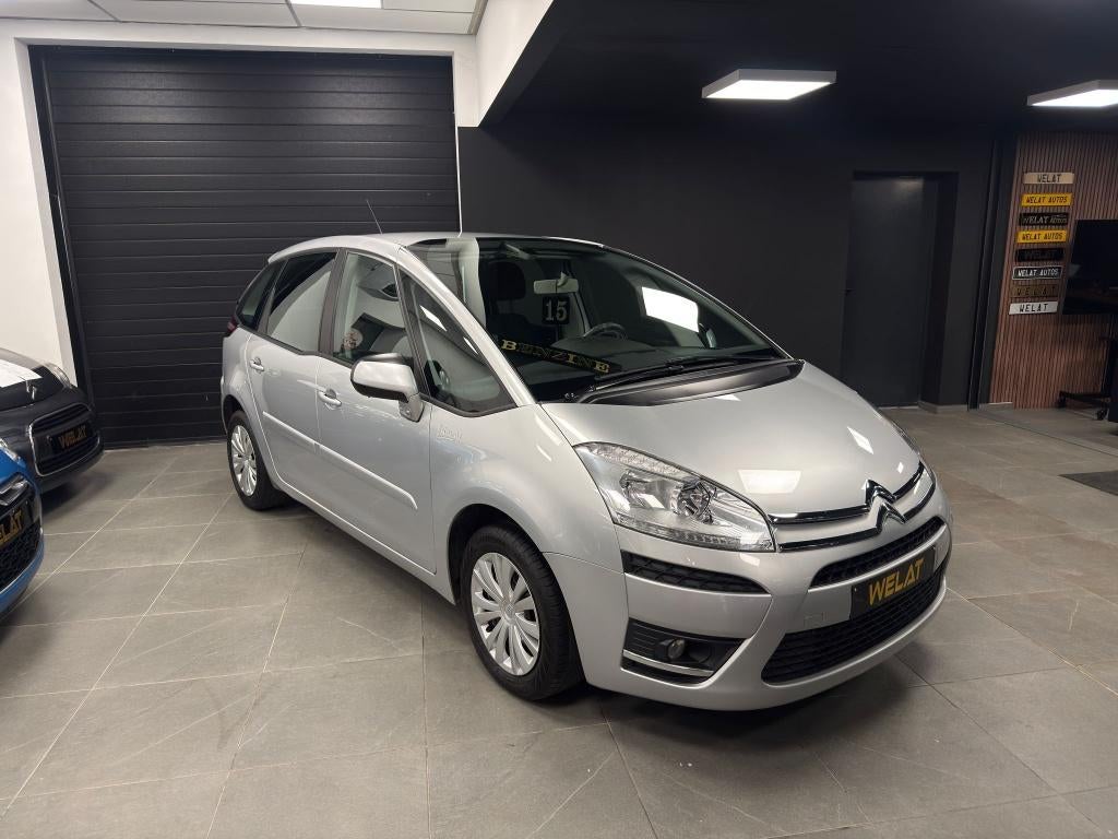 CITROEN C4 PICASSO 1.6 BENZINE/2012/TOP STAAT, Auto's, Citroën, Bluetooth, Euro 5, Zwart, 1600 cc