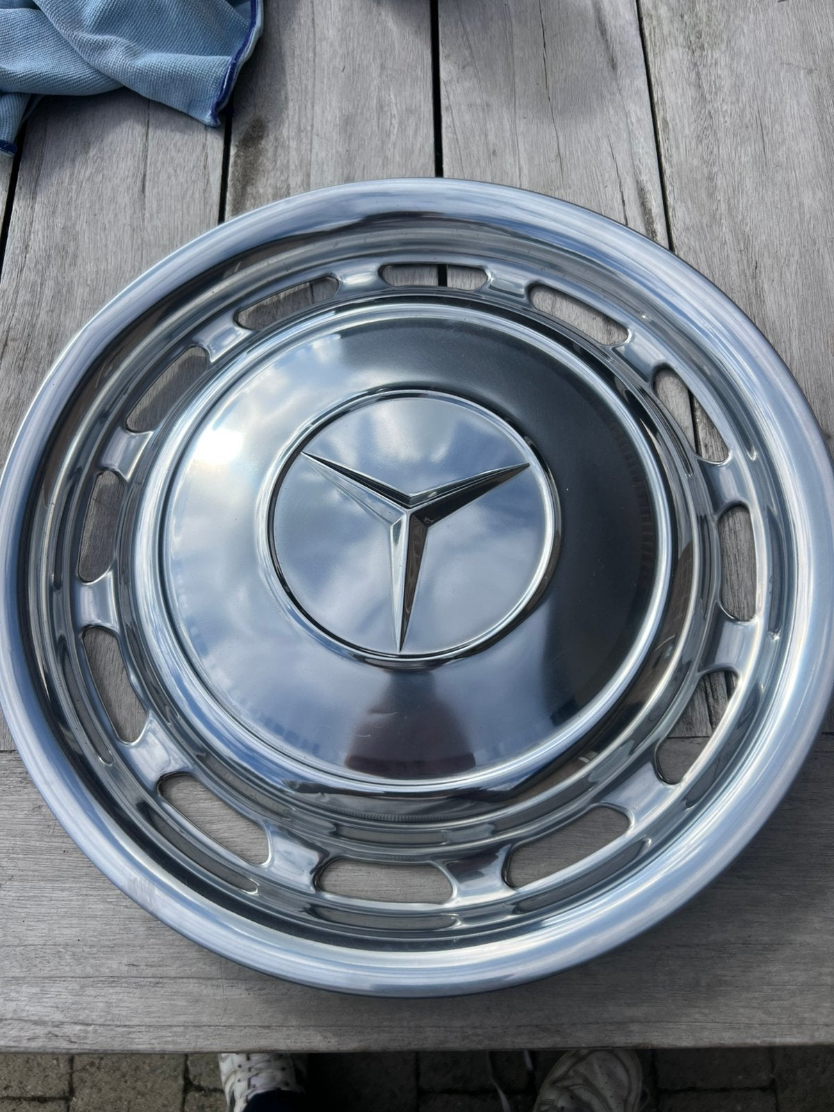 Oude wielschijf old timer Mercedes, Ophalen of Verzenden, Zo goed als nieuw