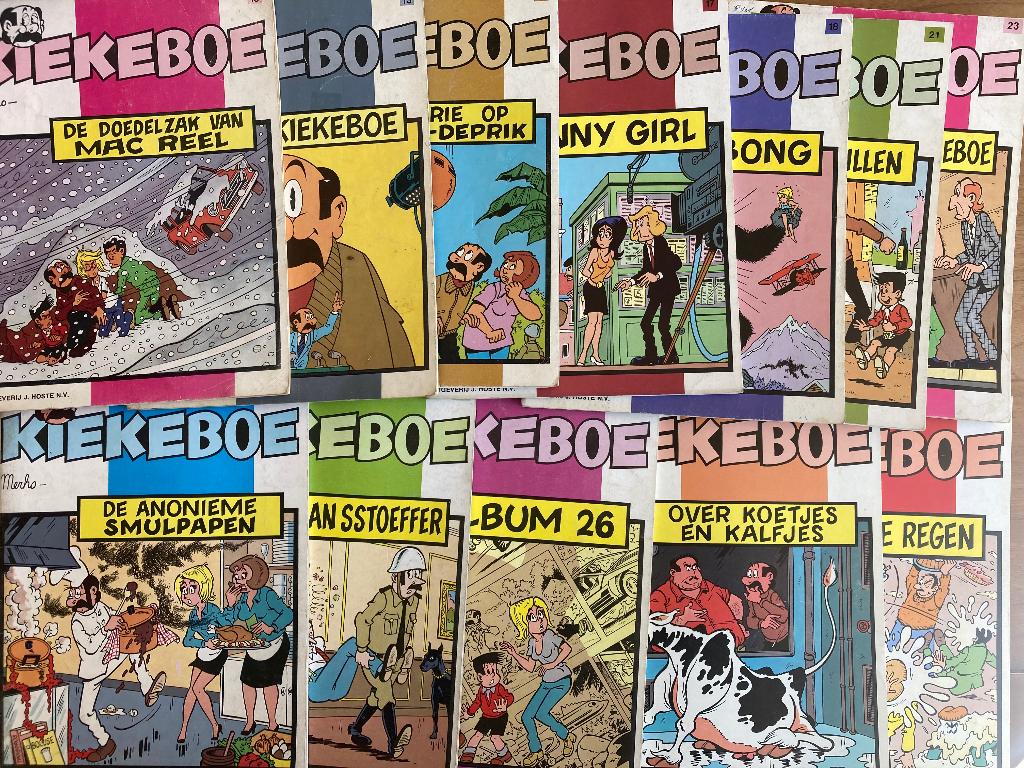 lot oude Kiekeboe in 1ste druk, Boeken, Meerdere stripboeken, Ophalen of Verzenden, Merho